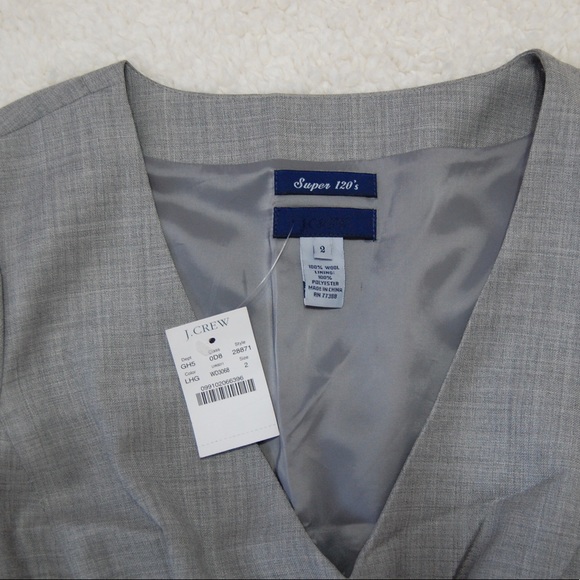 J. Crew Super 120’s Career Banquette Wool Dress 2 - Picture 2 of 5